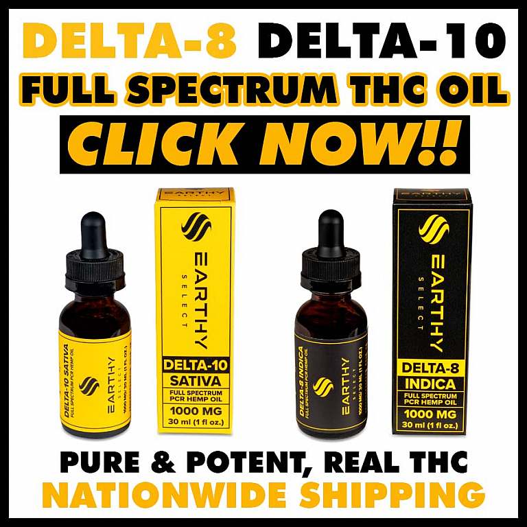 Earthy Select Delta-8 Delta-10 Full spectrum oils